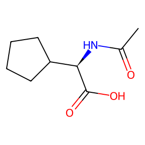 (R)-2-Acetamido-2-cyclopentylacetic acid