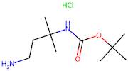 tert-Butyl (4-amino-2-methylbutan-2-yl)carbamate hydrochloride