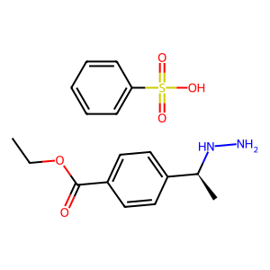 (S)-ethyl 4-(1-hydrazinylethyl)benzoate benzenesulfonate