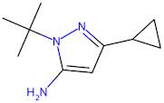 1-(tert-Butyl)-3-cyclopropyl-1H-pyrazol-5-amine