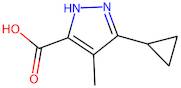 3-Cyclopropyl-4-methyl-1H-pyrazole-5-carboxylic acid