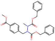 Dibenzyl 1-(4-(methoxycarbonyl)benzyl)-2-methylhydrazine-1,2-dicarboxylate