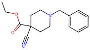 Ethyl 1-benzyl-4-cyanopiperidine-4-carboxylate