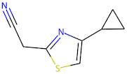 2-(4-Cyclopropylthiazol-2-yl)acetonitrile