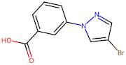 3-(4-Bromopyrazol-1-yl)benzoic acid