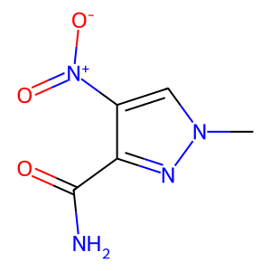 1-Methyl-4-nitro-1H-pyrazole-3-carboxamide