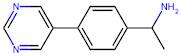 1-[4-(pyrimidin-5-yl)phenyl]ethan-1-amine