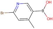 (6-Bromo-4-methylpyridin-3-yl)boronic acid