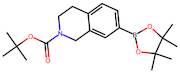 tert-Butyl 7-(4,4,5,5-tetramethyl-1,3,2-dioxaborolan-2-yl)-3,4-dihydroisoquinoline-2(1H)-carboxyla…