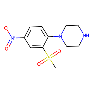 1-[2-(Methylsulphonyl)-4-nitrophenyl]piperazine