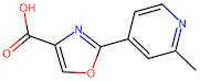 2-(2-Methylpyridin-4-yl)oxazole-4-carboxylic acid