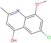 6-Chloro-8-methoxy-2-methylquinolin-4-ol