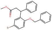 Methyl 3-(2-(benzyloxy)-5-bromophenyl)-3-phenylpropanoate