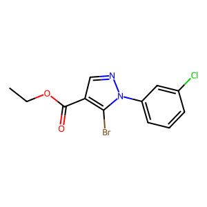 Ethyl 5-bromo-1-(3-chlorophenyl)-1H-pyrazole-4-carboxylate