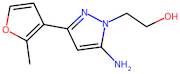 2-(5-Amino-3-(2-methylfuran-3-yl)-1H-pyrazol-1-yl)ethan-1-ol