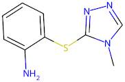 2-[(4-methyl-4h-1,2,4-triazol-3-yl)sulfanyl]aniline