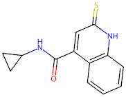 N-Cyclopropyl-1,2-dihydro-2-thioxo-4-quinolinecarboxamide