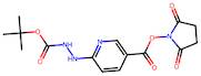 2,5-Dioxopyrrolidin-1-yl 6-(2-(tert-butoxycarbonyl)hydrazinyl)nicotinate