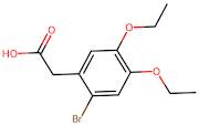 2-(2-Bromo-4,5-diethoxyphenyl)acetic acid