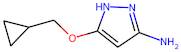 5-(Cyclopropylmethoxy)-1H-pyrazol-3-amine