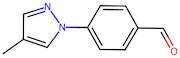 4-(4-Methyl-1h-pyrazol-1-yl)benzaldehyde