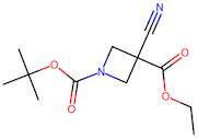 1-(tert-butyl) 3-ethyl 3-cyanoazetidine-1,3-dicarboxylate