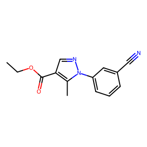 Ethyl 1-(3-cyanophenyl)-5-methyl-1H-pyrazole-4-carboxylate