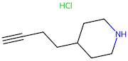 4-(But-3-yn-1-yl)piperidine hydrochloride