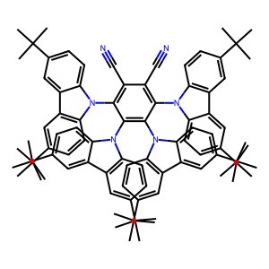 3,4,5,6-tetrakis(3,6-di-t-Butylcarbazol-9-yl)- 1,2-dicyanobenzene