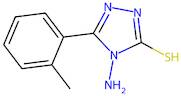 4-Amino-5-(2-methylphenyl)-4h-1,2,4-triazole-3-thiol