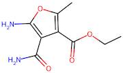 Ethyl 5-amino-4-(aminocarbonyl)-2-methyl-3-furancarboxylate