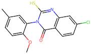 7-Chloro-3-(2-methoxy-5-methylphenyl)-2-sulfanyl-3,4-dihydroquinazolin-4-one