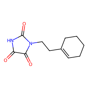 1-[2-(cyclohex-1-en-1-yl)ethyl]imidazolidine-2,4,5-trione