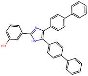 3-[4,5-bis(4-phenylphenyl)-1h-imidazol-2-yl]phenol