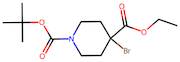 1-(tert-Butyl) 4-ethyl 4-bromopiperidine-1,4-dicarboxylate