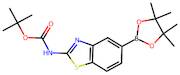 tert-Butyl (5-(4,4,5,5-tetramethyl-1,3,2-dioxaborolan-2-yl)benzo[d]thiazol-2-yl)carbamate