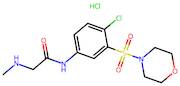 n-[4-chloro-3-(morpholine-4-sulfonyl)phenyl]-2-(methylamino)acetamide hydrochloride