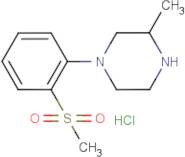 1-[2-(Methylsulphonyl)phenyl]-3-methylpiperazine hydrochloride