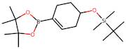 tert-Butyldimethyl((4-(4,4,5,5-tetramethyl-1,3,2-dioxaborolan-2-yl)cyclohex-3-en-1-yl)oxy)silane