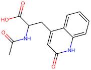 2-Acetylamino-3-(2-quinolon-4-yl)propionic acid