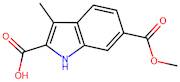 6-(Methoxycarbonyl)-3-methyl-1h-indole-2-carboxylic acid