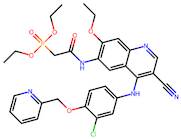 Diethyl (2-((4-((3-chloro-4-(pyridin-2-ylmethoxy)phenyl)amino)-3-cyano-7-ethoxyquinolin-6-yl)ami...