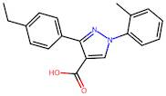 3-(4-Ethylphenyl)-1-(o-tolyl)-1H-pyrazole-4-carboxylic acid