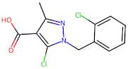 5-Chloro-1-[(2-chlorophenyl)methyl]-3-methyl-1h-pyrazole-4-carboxylic acid