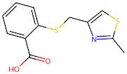 2-{[(2-methyl-1,3-thiazol-4-yl)methyl]sulfanyl}benzoic acid