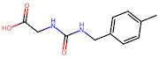 2-({[(4-methylphenyl)methyl]carbamoyl}amino)acetic acid