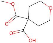 4-(Methoxycarbonyl)tetrahydro-2H-pyran-4-carboxylic acid