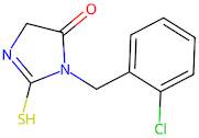 1-[(2-chlorophenyl)methyl]-2-sulfanyl-4,5-dihydro-1h-imidazol-5-one