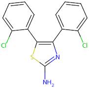 Bis(2-chlorophenyl)-1,3-thiazol-2-amine