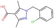 1-[(2-chlorophenyl)methyl]-3,5-dimethyl-1h-pyrazole-4-carboxylic acid